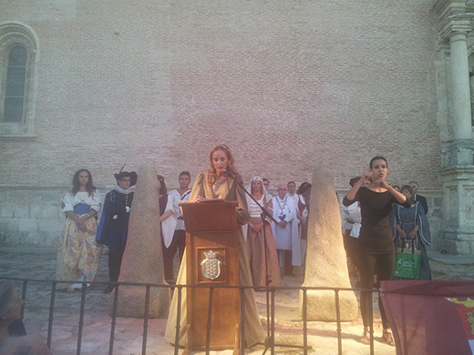 Sandra Ibarra, durante un acto en Madrid / Óscar Chamorro