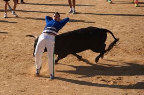 Cristian Moras, en una capea de San Antolín 2013. F. Rodríguez