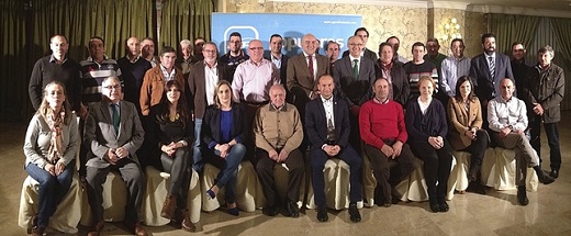 Presentación de los candidatos del partido judicial de Medina del Campo.