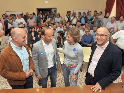 Isabel García Tejerina visita Medina del Campo (Valladolid)