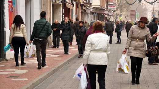 Calle Padilla de Medina del Campo. / FRAN JIMÉNEZ