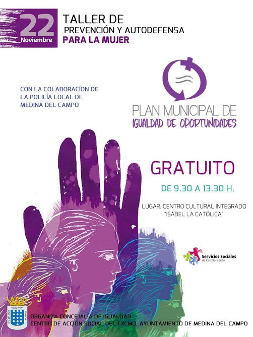 Cartel Taller de Prevención y Autodefensa para la Mujer