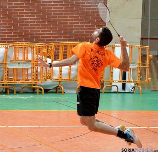 Víctor Ortega, del Bádminton Soria.