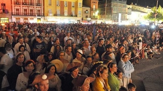 La feria renacentista congrega cada año a miles de espectadores. / F. J.