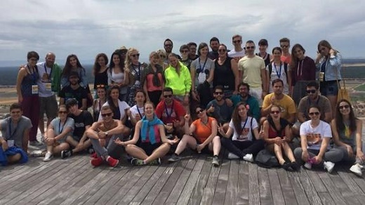 Participantes en el programa de movilidad europeo Erasmus Plus que han visitado Íscar / Cruz Catalina