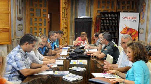 Reunión de la Junta de Seguridad en el ayuntamiento medinense. / Fran Jiménez