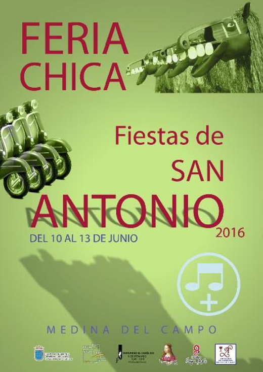 Cartel Programa Fiestas de San Antonio en Medina del Campo