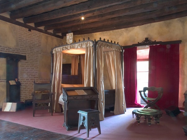 Dormitorio de la Reina Isabel la Católica en el Palacio Real Testamentario de Medina del Campo