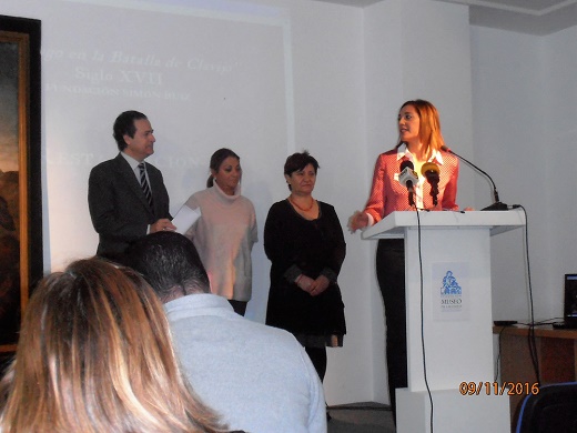 Presentación de la restauración de dos cuadros de la Fundación Simón Ruiz, patrocinada por la Asociación “Mujeres en Igualdad”