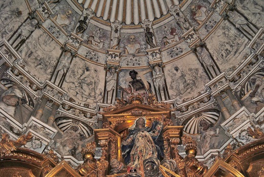 Cúpula de la Iglesia de San Juan Bautista de la localidad de Rodilana