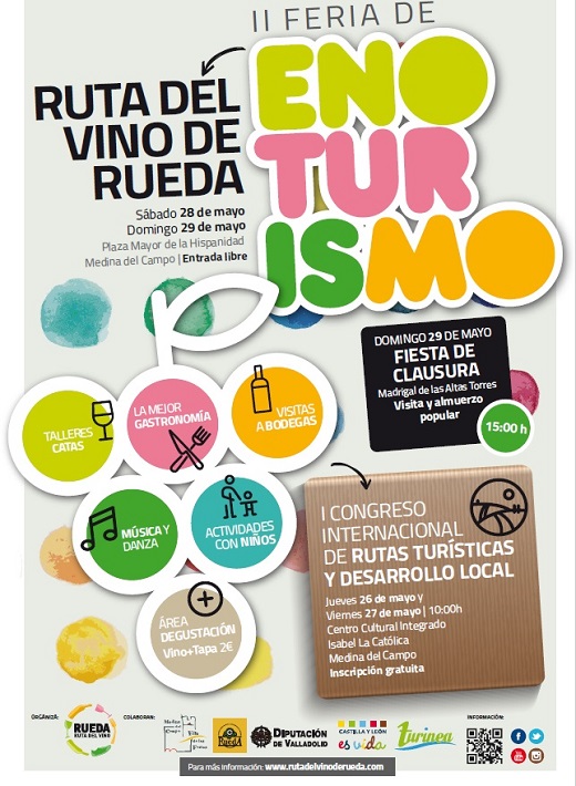 CARTEL FERIA ENOTURISMO RUTA DEL VINO 2016