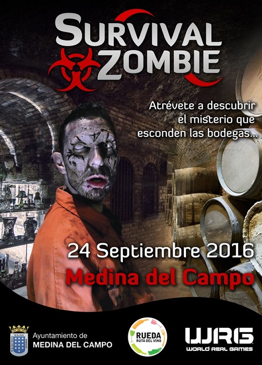 “Zombies” atacan a visitantes en La Ruta del Vino de Rueda.