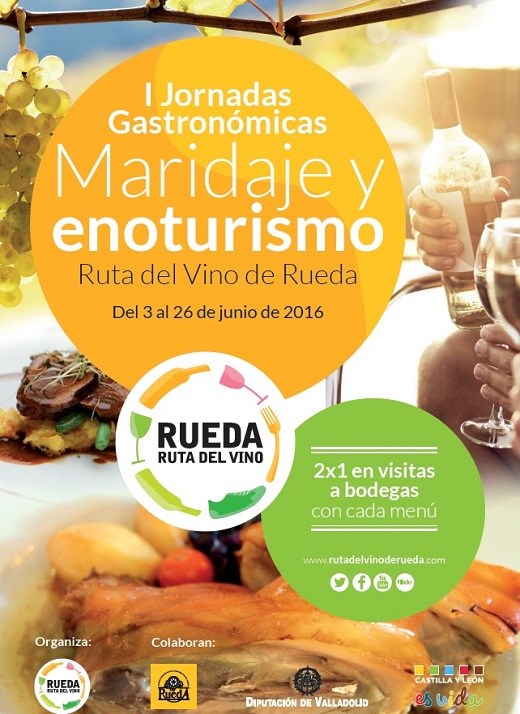 Cartel I Jornadas Gastronómicas Maridaje y Enoturismo