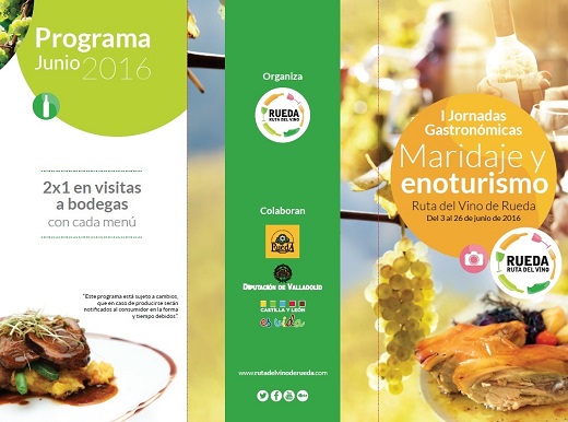 Cartel Programa I Jornadas Gastronómicas Maridaje y Enoturismo