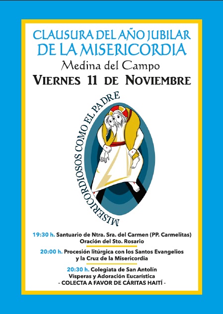Cartel Clausura del Año Jubilar de la Misericordia de Medina del Campo