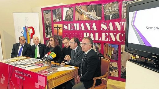Presentación cartel de la Semana Santa de Palencia. / A. Quintero