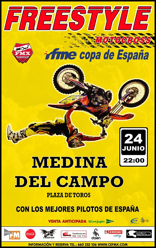 Cartel Campeonato de España Freestyle en Medina del Campo 24 Junio