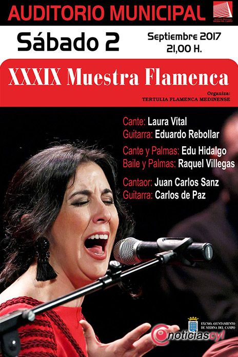 Laura Vital y el flamenco tienen una cita en Medina del Campo el próximo sábado, 2 de septiembre.