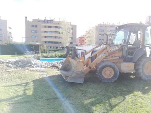 Iniciada la obra “Modificación Piscina Barrientos”