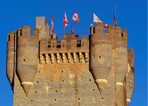 Torre del homenaje del Castillo de la Mota de Medina del Campo.