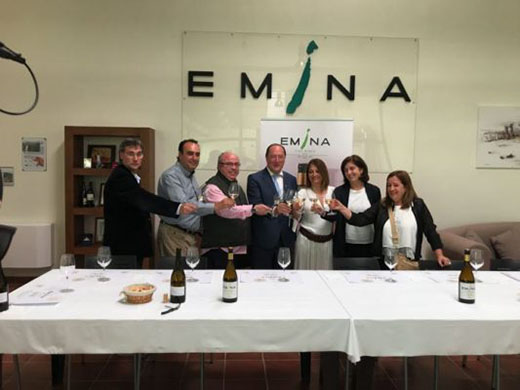 “Emina Verdejo fermentado en barrica 2015”, en un sitial de honor en el Museo Provincial del Vino de Peñafiel 