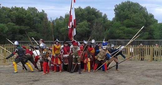 La Compañía Cristóbal de Mondragón en una de sus representaciones históricas / Cadena SER