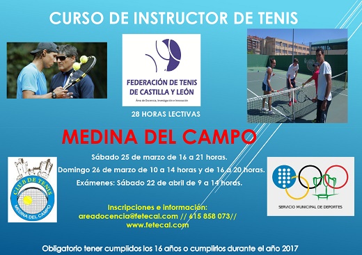 Curso Instructor de tenis (Medina del Campo)