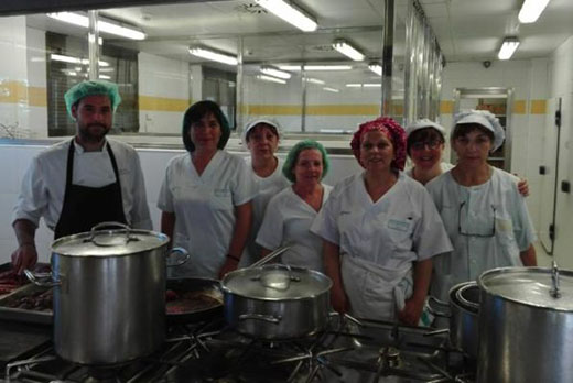 Los pacientes del Hospital de Medina del Campo degustan hoy un “Menú Saludable” de una Estrella Michelín.