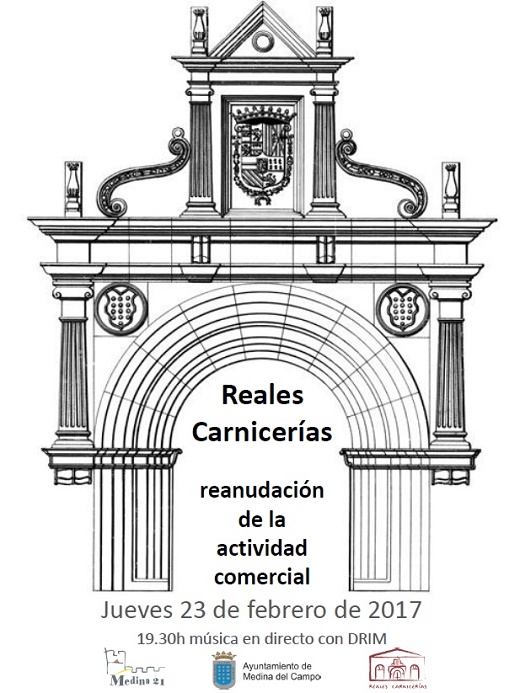 Cartel apertura Reales Carnicerías.