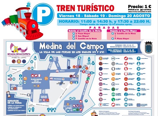 CARTEL tren turístico feria renacentista