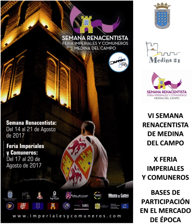 Abierto desde hoy el plazo para solicitar parada en el Mercado de la Feria Imperiales y Comuneros de Medina del Campo hasta el 30 de junio.