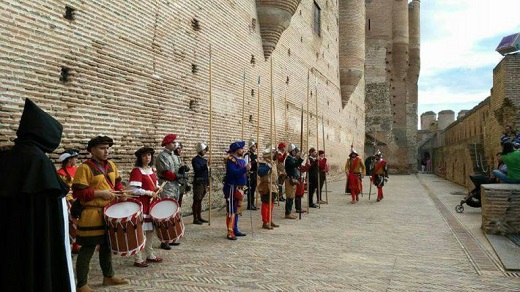 Una de las recreaciones de la Compañía Cristóbal de Mondragón en Medina del Campo / Cadena SER