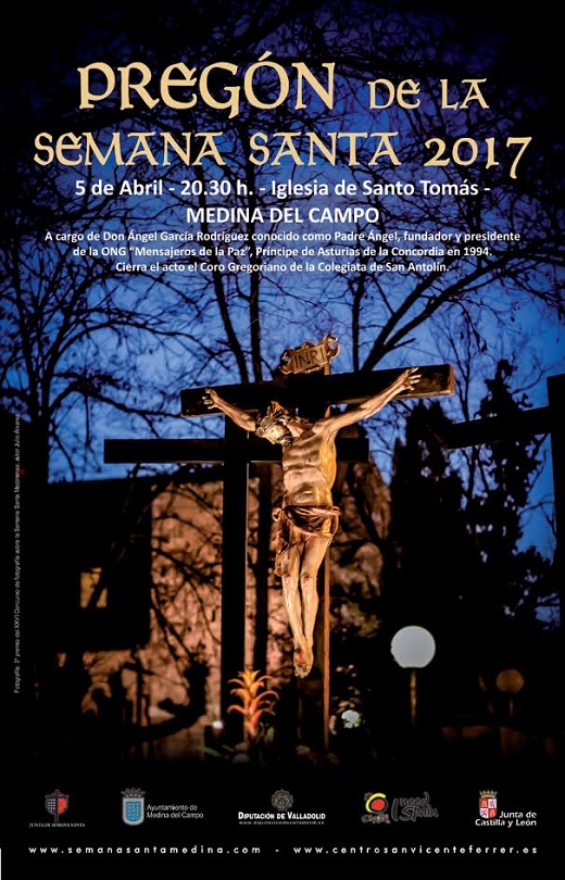 Cartel del Pregón de la Semana Santa de NMedina del Campo 2017