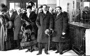 Alfonso XIII visitando la provincia de Valladolid en 1923