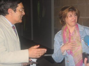 Antonio Meléndez con Adelaida Martín