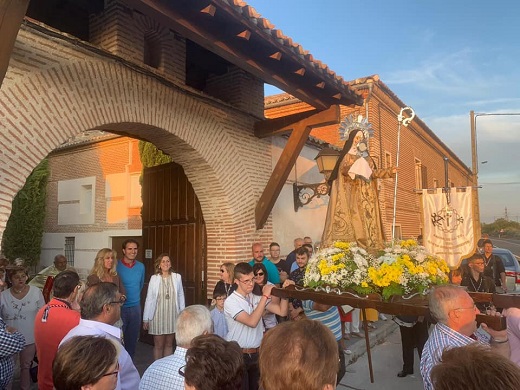 Tradicional procesión de Santa Clara. 