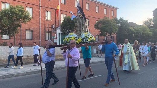 Tradicional procesión de Santa Clara. 