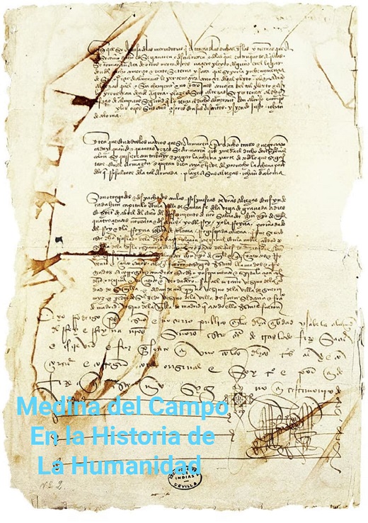 CRISTOBAL #COLON nunca fue nacionalizado Sin embargo a Diego Colón si lo naturalizaron, Dicha carta está fechada en Medina del Campo, a 8 de febrero de 1504: “Don Fernando e doña Isabel, por la gracia de Dios, etc.: Por hacer bien e merced a vos don Diego Colón, hermano del Almirante don Cristóbal Colón, e acatando vuestra fidelidad e leales servicios que nos habéis fecho, e esperamos que nos faréis de aqui adelante, por la presente vos facemos natural destos nuestros reinos de Castilla e de León, para que podáis haber e hayáis cualesquier dignidades e beneficios eclesiásticos que vos fueren dados, e podáis gozar e gocéis de todas las honras e gracias e mercedes e franquezas e libertades, exenciones e perrogativas e inmunidades…” #MedinadelCampo #hispanidad