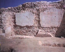 Restos arqueológicos de la antigua iglesia de San Salvador en el Castillo de la Mota