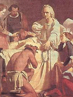 Cristóbal Colón enfermo