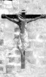 Cristo de Balaguer, en la iglesia de San Millán de Baltanás.