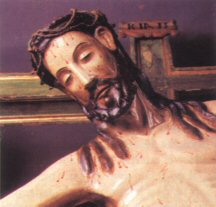Escultura de Cristo Crucificado. Siglo XIII