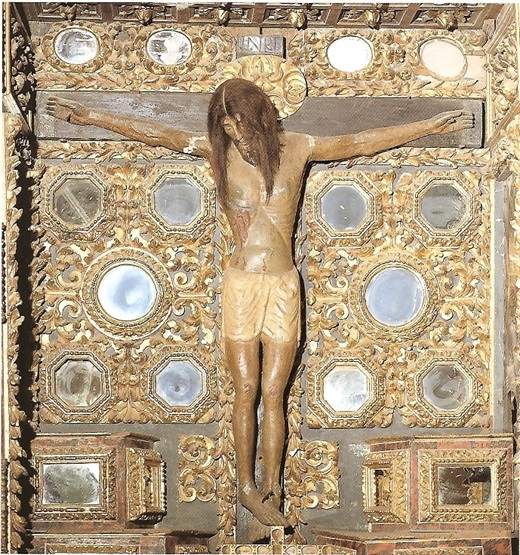 Cristo de San Bartolomé, Siglo XIII. Actualmente en la iglesia de San Miguel