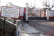 Antigua entrada al cuartel Marqués de la Ensenada en Medina del Campo. IVÁN LOZANO 