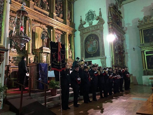 Parroquia de Santigo el Real. Escudo que hay en el testero de la Epistola de esta fotografía