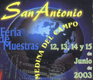 Cartel oficial de la -Feria Chica- o de San Antonio de Medina del Campo