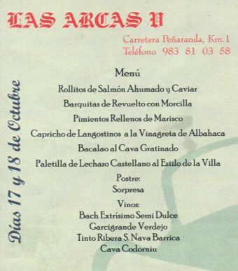 RESTAURANTE LAS ARCAS