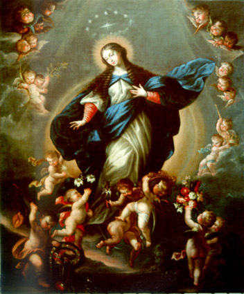 Inmaculada Concepción. Alonso del Arco. Último cuarto del siglo XVII. Convento de Sta. Mª Magdalena (Medina del Campo)