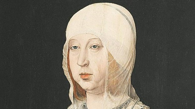 Isabel la Católica pintada por Juan de Flandes (1500-1504)