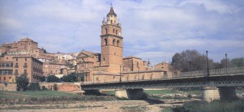 Vista de Calahorra (La Rioja), villa fronteriza entre los antiguos reinos de Castilla y Navarra